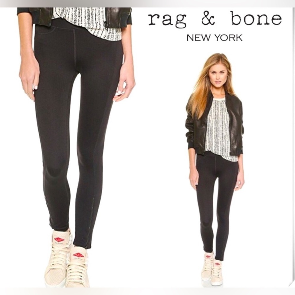 rag & bone Black Leggings